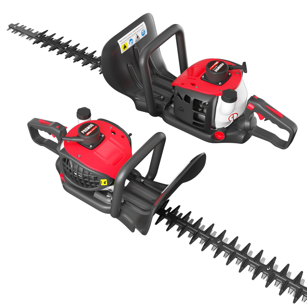 24-Inch 36cc 2 Cycle Gas Hedge Trimmer, Dual Sided Blade,Lightweight Ideal for Trimming Shrubs and Bushes
